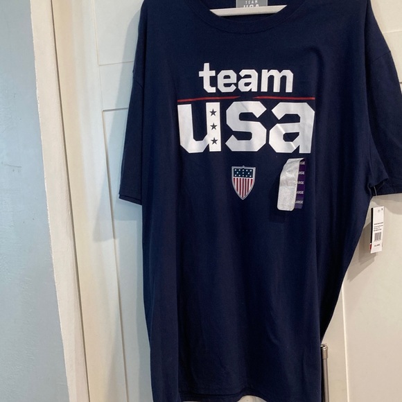 Team USA Navy Short Sleeve Men's Tee NWT size XXL.  The Olympics are coming! - Picture 2 of 5
